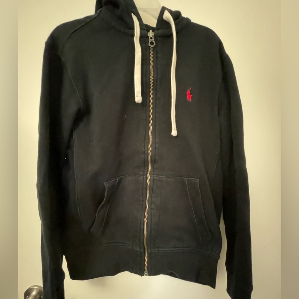Polo Black zip up Jacket **OPEN TO OFFERS**